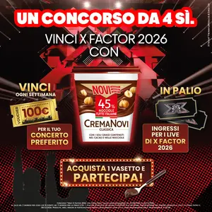 Con Crema Novi, Vinci X Factor 2026!