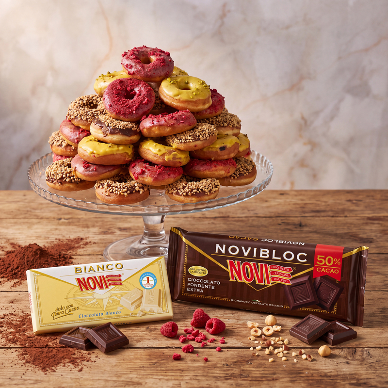 donut-love-tower-ai-tre-cioccolati-cioccolato-novi-elah-dufour-it
